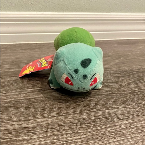 Pokemon Other Pokmon Bulbasaur Beanie Plush Vintage Hasbro 1999